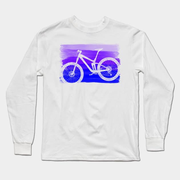 Mountain Bike Long Sleeve T-Shirt by TheWanderingFools